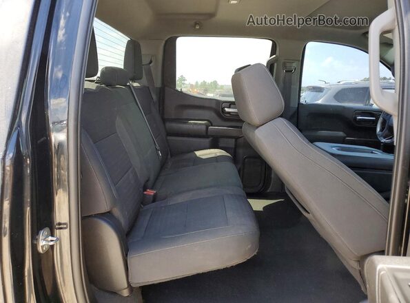 3GCPABEK0NG517464 2022 CHEVROLET SILVERADO Black უკანა სავარძლების ხედი