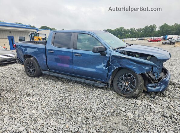 3GCPABEK0RG216313 2024 CHEVROLET SILVERADO Синий Передняя правая четверть