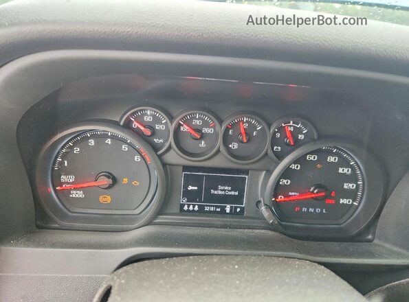 3GCPABEK0RG216313 2024 CHEVROLET SILVERADO Синий Вид щитка приборов