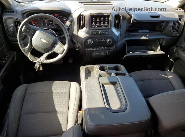 3GCPABEK1PG149489 2023 CHEVROLET SILVERADO Серебряный Вид панели приборов