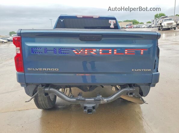 3GCPABEK1RG288167 2024 CHEVROLET SILVERADO Blue Вид ззаду