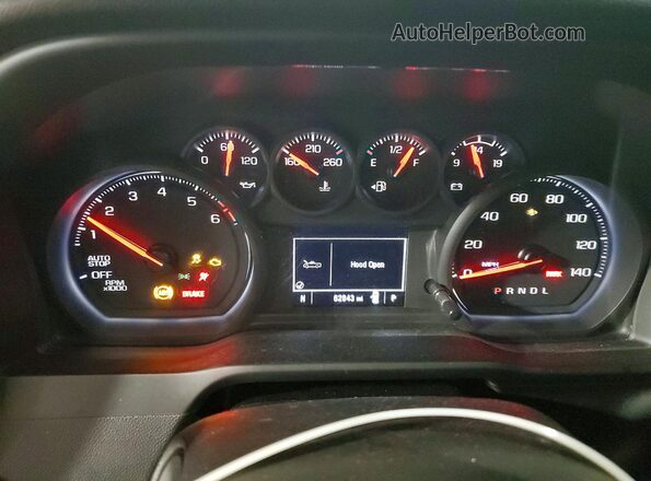 3GCPABEK2PG149095 2023 CHEVROLET SILVERADO White Вид щитка приладів