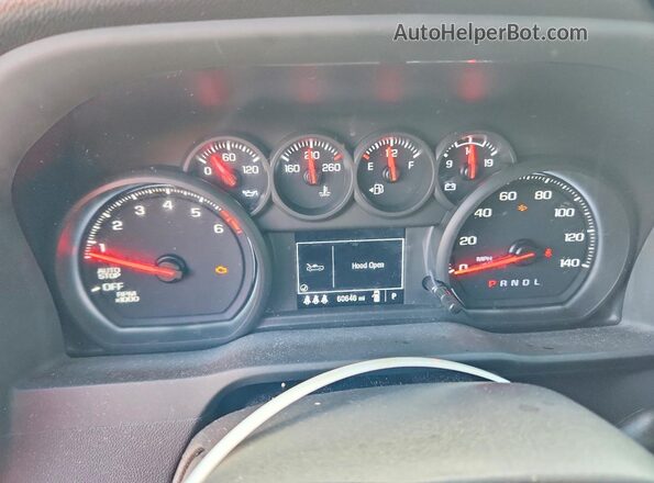3GCPABEK3RG382339 2024 CHEVROLET SILVERADO White Вид щитка приладів