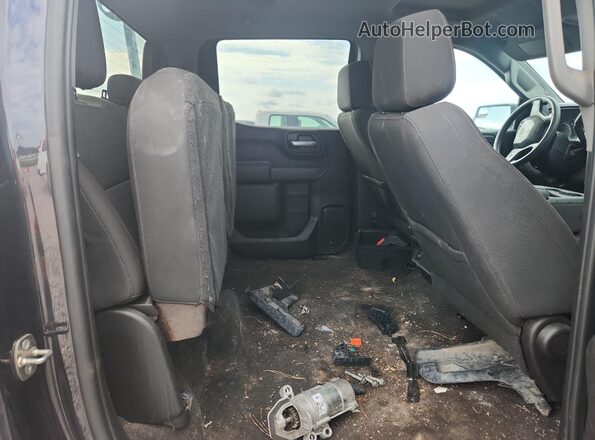 3GCPABEK7NG570341 2022 CHEVROLET SILVERADO Black Vista de los asientos traseros