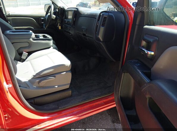 3GCPCNEH6JG332507 2018 CHEVROLET SILVERADO Red Вид салону спереду