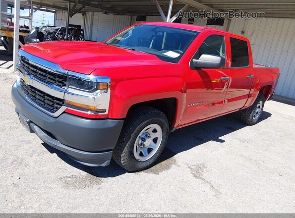 3GCPCNEH6JG332507 2018 CHEVROLET SILVERADO Red Передня ліва чверть