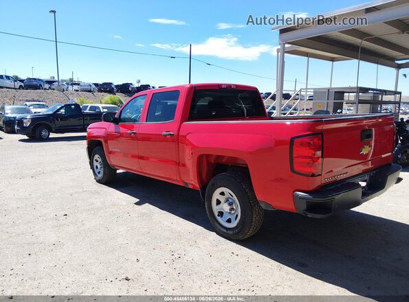 3GCPCNEH6JG332507 2018 CHEVROLET SILVERADO Red Задня ліва чверть