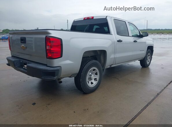 3GCPCNEH9JG432701 2018 CHEVROLET SILVERADO Серебряный Задняя правая четверть