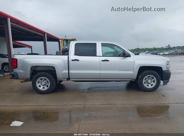 3GCPCNEH9JG432701 2018 CHEVROLET SILVERADO Серебряный Вид задней части салона
