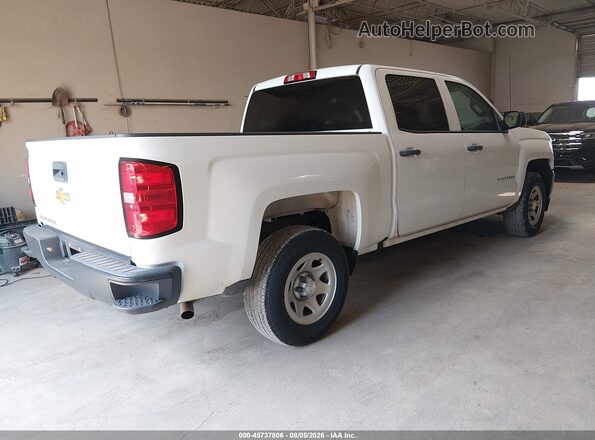 3GCPCNEH9JG461566 2018 CHEVROLET SILVERADO Белый Задняя правая четверть