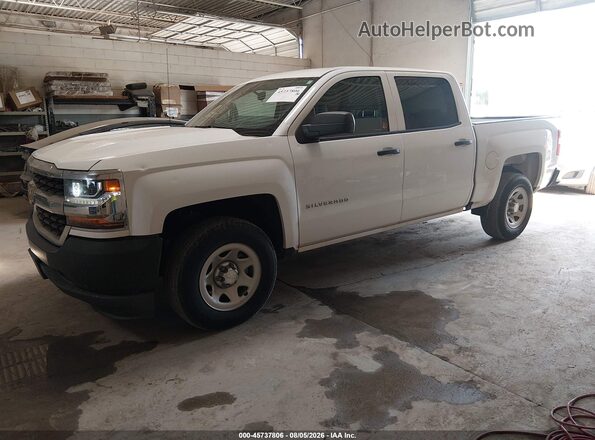 3GCPCNEH9JG461566 2018 CHEVROLET SILVERADO Белый Передняя левая четверть