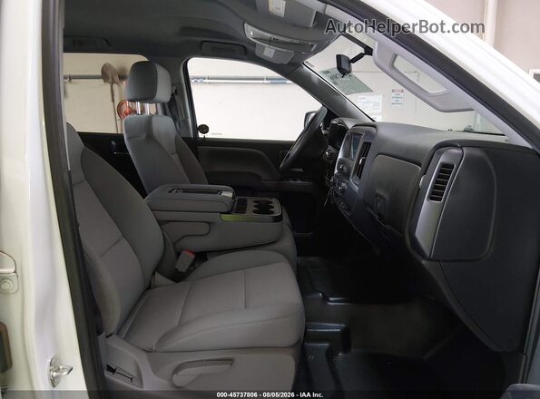 3GCPCNEH9JG461566 2018 CHEVROLET SILVERADO Белый Вид салона спереди