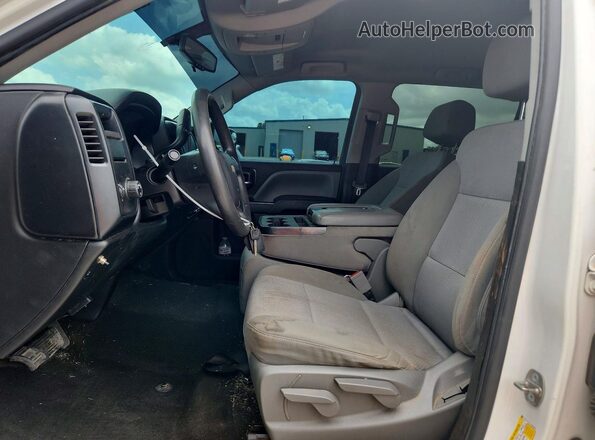 3GCPCPEC2JG369862 2018 CHEVROLET SILVERADO White Vista interior delantera