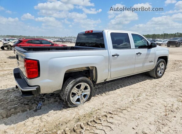 3GCPCPEC3JG343254 2018 CHEVROLET SILVERADO Silver Задня права чверть