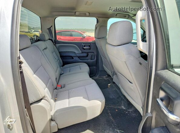3GCPCPEC3JG343254 2018 CHEVROLET SILVERADO Silver Вид задніх сидінь