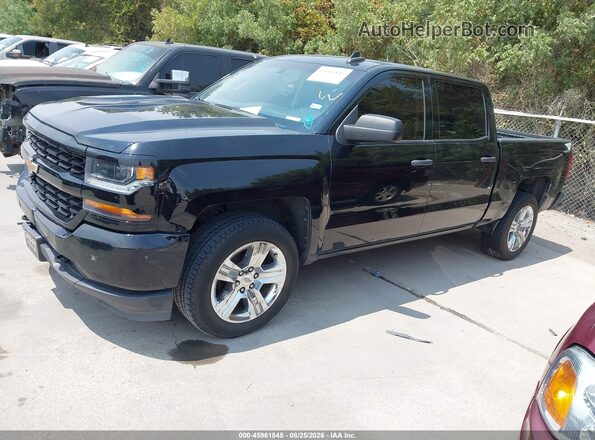 3GCPCPEC8JG551968 2018 CHEVROLET SILVERADO Black Передня ліва чверть