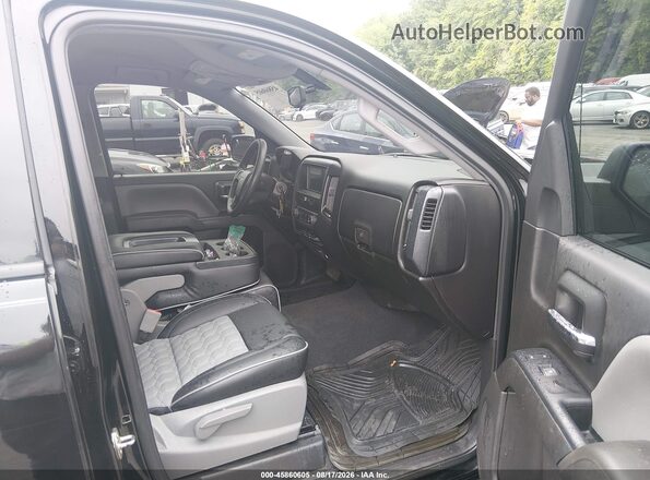 3GCPCPECXJG554905 2018 CHEVROLET SILVERADO Black Widok wnętrza z przodu