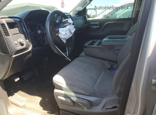 3GCPCPEH0JG155822 2018 CHEVROLET SILVERADO Silver Вид салону спереду