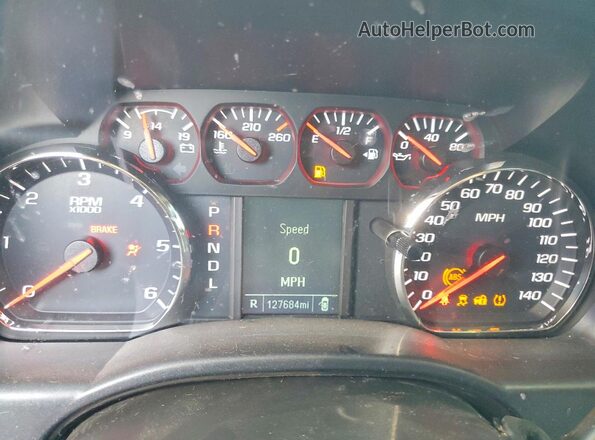 3GCPCPEH0JG155822 2018 CHEVROLET SILVERADO Silver Вид щитка приладів