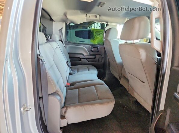 3GCPCPEH0JG155822 2018 CHEVROLET SILVERADO Silver Вид задніх сидінь