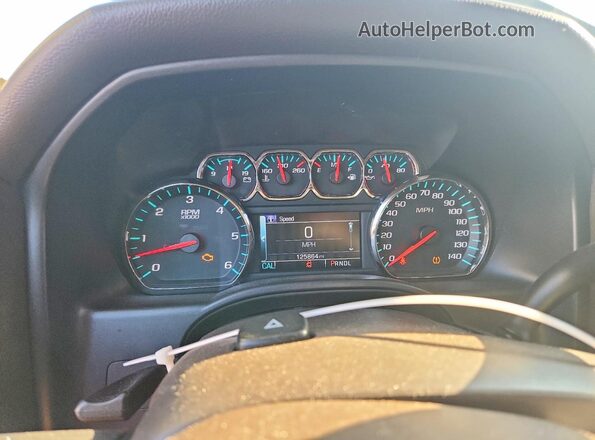 3GCPCREC0HG208528 2017 CHEVROLET SILVERADO Tan Vista del cuadro de instrumentos