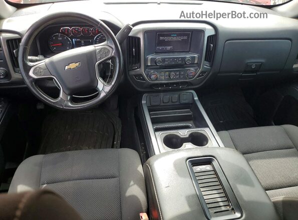 3GCPCREC0HG356646 2017 CHEVROLET SILVERADO Red Вид панелі приладів