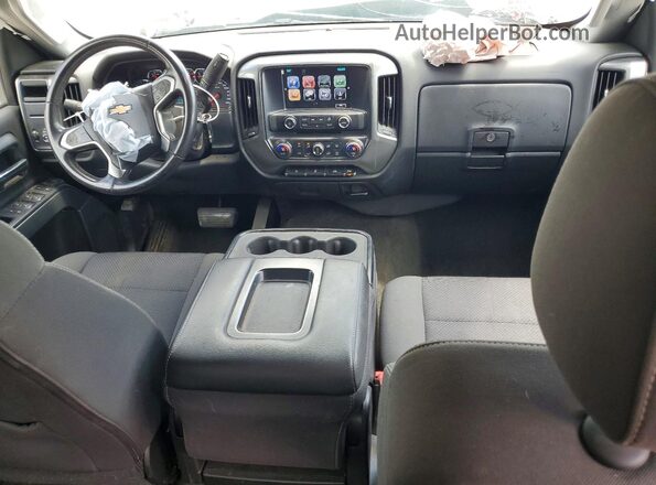 3GCPCREC0JG234407 2018 CHEVROLET SILVERADO Белый Вид панели приборов