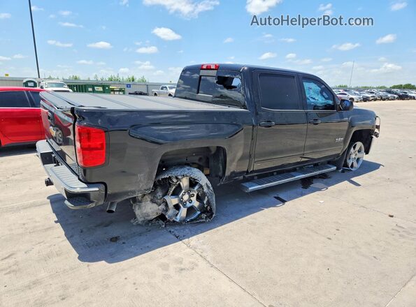 3GCPCREC1JG643323 2018 CHEVROLET SILVERADO Черный Задняя правая четверть