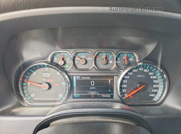 3GCPCREC2GG166491 2016 CHEVROLET SILVERADO Brown Widok zestawu wskaźników