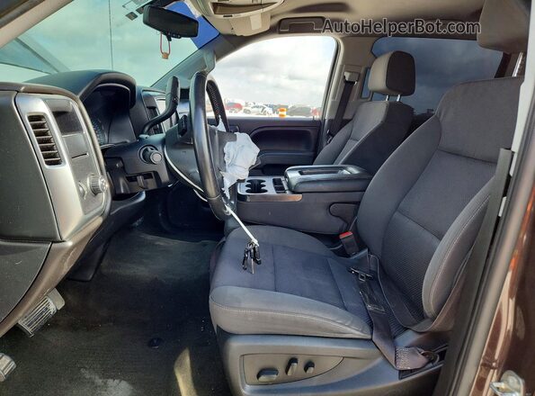3GCPCREC2GG166491 2016 CHEVROLET SILVERADO Brown Widok wnętrza z przodu