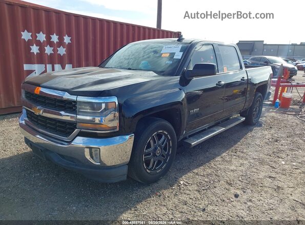 3GCPCREC2HG233513 2017 CHEVROLET SILVERADO Черный Передняя левая четверть