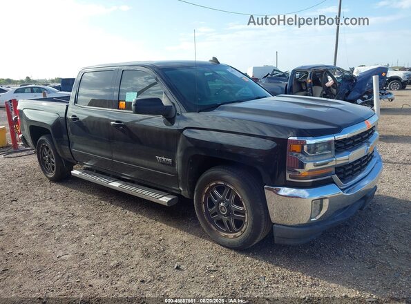 3GCPCREC2HG233513 2017 CHEVROLET SILVERADO Черный Вид задней части салона
