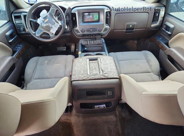 3GCPCREC2JG479189 2018 CHEVROLET SILVERADO Белый Вид панели приборов