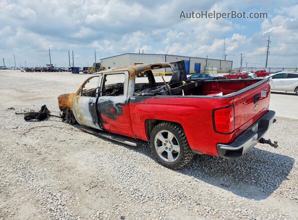 3GCPCREC3HG390497 2017 CHEVROLET SILVERADO Красный Задняя левая четверть