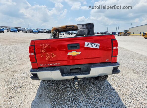3GCPCREC3HG390497 2017 CHEVROLET SILVERADO Красный Вид сзади