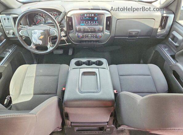 3GCPCREC3HG406360 2017 CHEVROLET SILVERADO Blue Вид панелі приладів