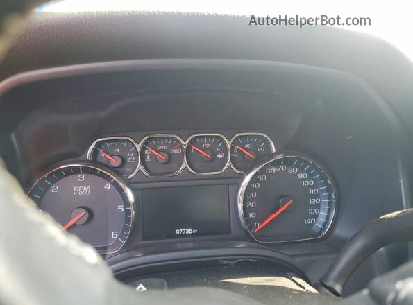3GCPCREC3JG636745 2018 CHEVROLET SILVERADO Серый Вид щитка приборов
