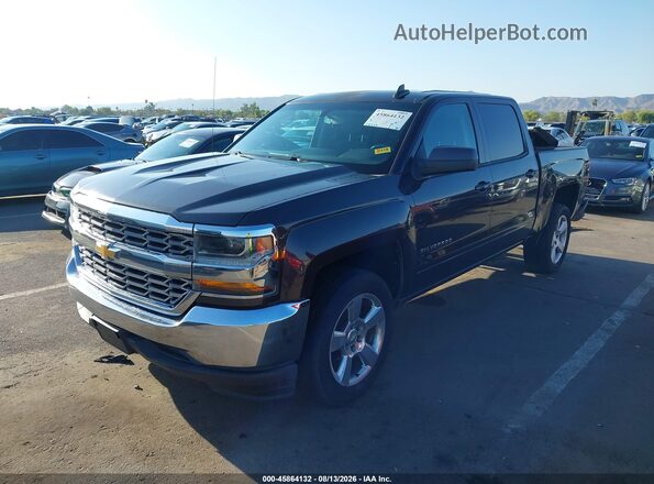 3GCPCREC4GG287944 2016 CHEVROLET SILVERADO Black წინა მარცხენა ხედი სამი მეოთხედიდან