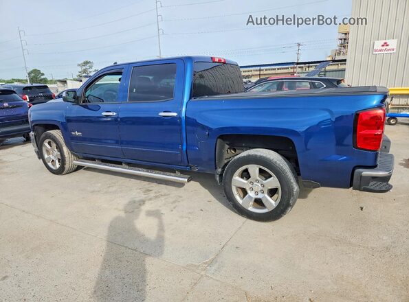 3GCPCREC7HG433917 2017 CHEVROLET SILVERADO Blue Trasero izquierdo