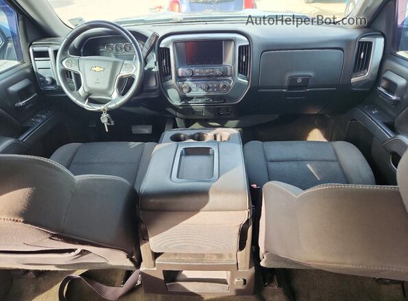 3GCPCREC7HG433917 2017 CHEVROLET SILVERADO Blue Vista del salpicadero