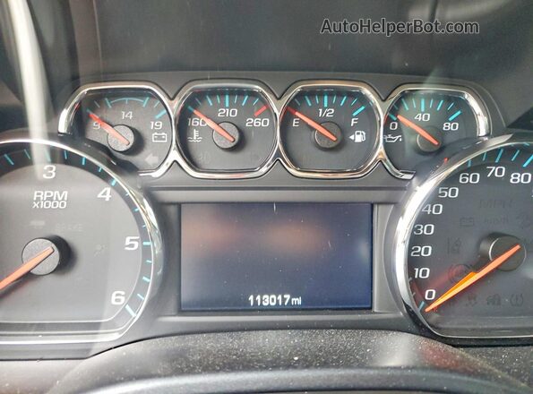 3GCPCREC8HG121184 2017 CHEVROLET SILVERADO Silver Widok komory silnika