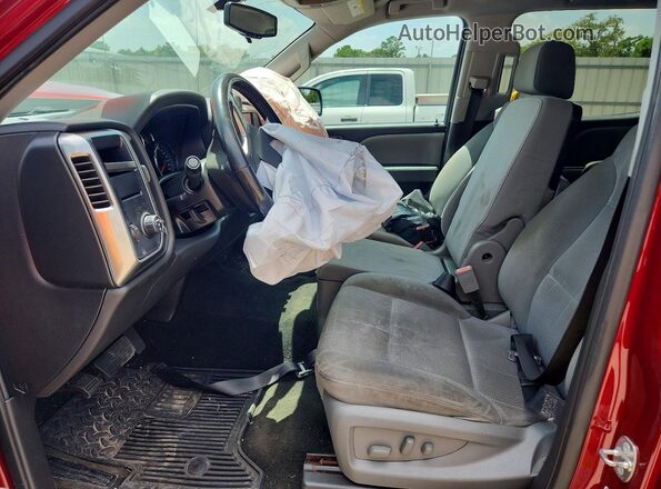 3GCPCREC8JG230640 2018 CHEVROLET SILVERADO Красный Вид салона спереди