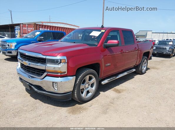 3GCPCREC8JG409146 2018 CHEVROLET SILVERADO Темно-бордовый Передняя левая четверть