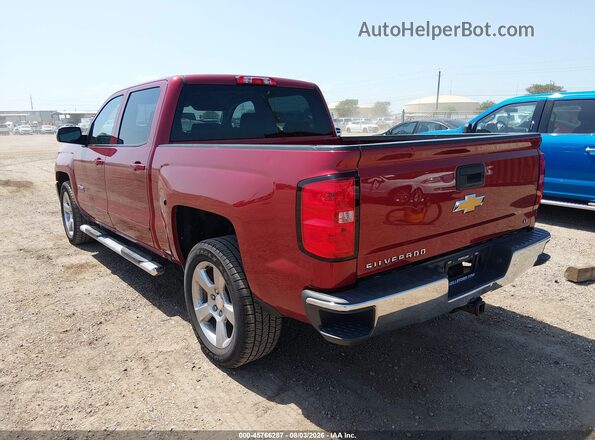 3GCPCREC8JG409146 2018 CHEVROLET SILVERADO Темно-бордовый Задняя левая четверть