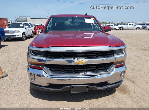 3GCPCREC8JG409146 2018 CHEVROLET SILVERADO Темно-бордовый Вид щитка приборов