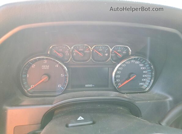 3GCPCREC8JG478788 2018 CHEVROLET SILVERADO White Вид щитка приладів