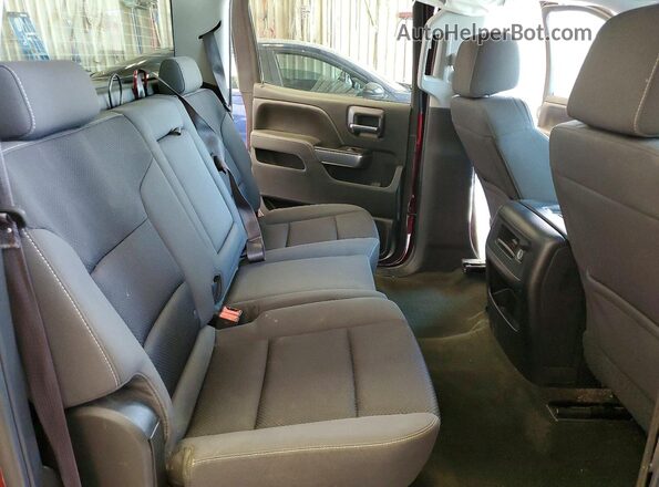 3GCPCREC9HG109304 2017 CHEVROLET SILVERADO Burgundy Widok tylnych siedzeń