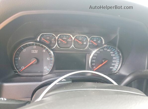 3GCPCREC9HG356628 2017 CHEVROLET SILVERADO White Widok zestawu wskaźników