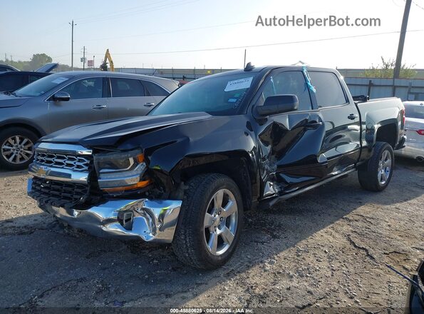 3GCPCREC9JG176975 2018 CHEVROLET SILVERADO Черный Передняя левая четверть