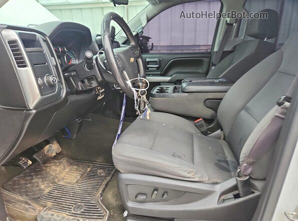 3GCPCRECXHG110445 2017 CHEVROLET SILVERADO White წინა სალონის ხედი